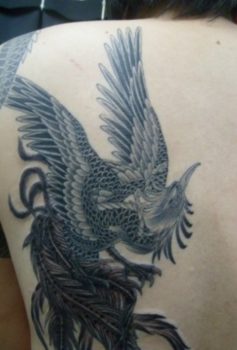 ブラック&グレー 鳳凰