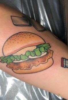 カラー ハンバーガー