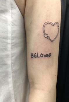 メッセージ レタリング BELOVED